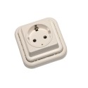 BASE ENCHUFE ELEC SCHUKO TT SUP. BL KRISTAL 20215012 BF