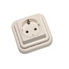 BASE ENCHUFE ELEC SCHUKO TT SUP. BL KRISTAL 20215012 BF