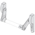 CERRADURA C.F. EMB. FAST PUSH S/BARRA ACERO/NYLON NE CISA 1.