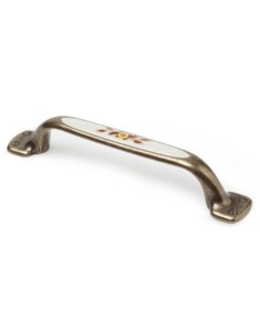 TIRADOR MUEB 96MM ZAMAK CUERO 834 REI