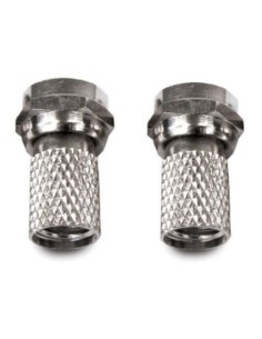 CONECTOR ANTENA COAXIAL F PARABOLICA MET. AXIL 2 PZ
