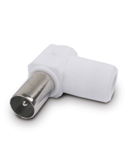 CONECTOR ANTENA COAXIAL MACHO ACODADO 9,5MM