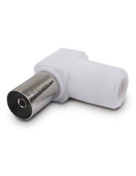 CONECTOR ANTENA COAXIAL HEMBRA ACODADO 9,5MM