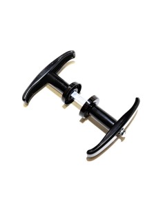 MANIVELA PTA 448 25/38 BASCULANTE NEGRO ESTEBRO 448