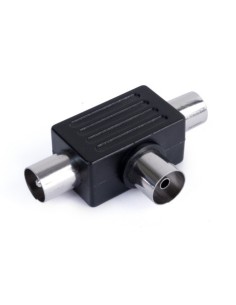 DISTRIBUIDOR ANTENA COAXIAL 2 MACHOS 1 HEMBRA TRI AXIL