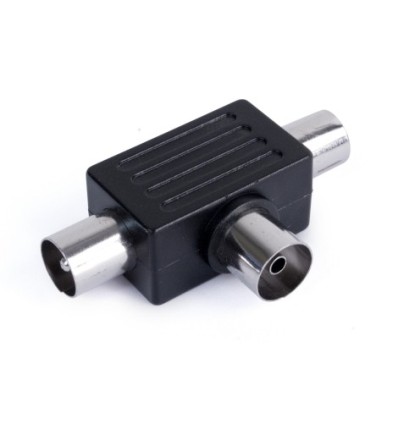 DISTRIBUIDOR ANTENA COAXIAL 2 MACHOS 1 HEMBRA TRI AXIL