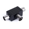 DISTRIBUIDOR ANTENA COAXIAL 2 MACHOS 1 HEMBRA TRI AXIL