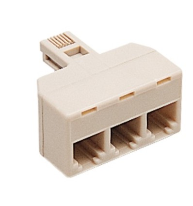 ADAPTADOR TELEFONIA 3 CONEXIONES MARF AXIL