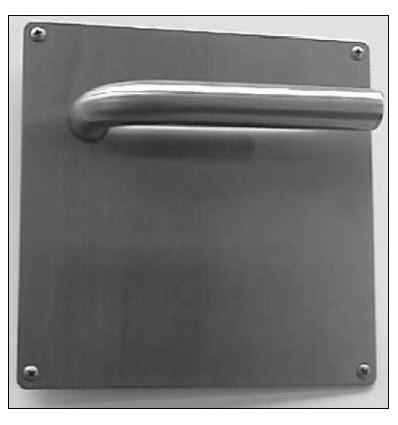 MANIVELA PUERTA 170X170 OCARIZ INOX 304 INOX LC4W PL/CUAD. FOR/L LC4W