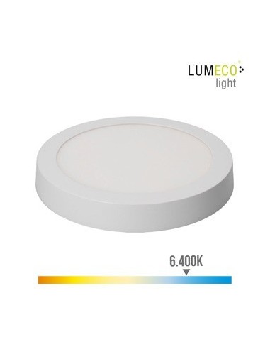 FOCO DOWNLIGHT RDO 20W 1500LM 6400K DIAMT22.5X4CM ALU/PLAST BL