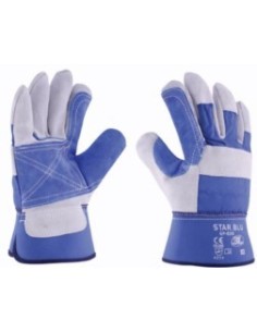GUANTE SIDERURGIA L09 AMERICANO 3L SERRAJE GR/AZ GP-035 REFO