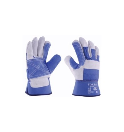 GUANTE SIDERURGIA L09 AMERICANO 3L SERRAJE GR/AZ GP-035 REFO