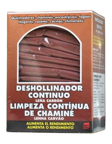 DESHOLLINADOR ESTUFA MADERA-CARBON 14 PZ PYRO FEU
