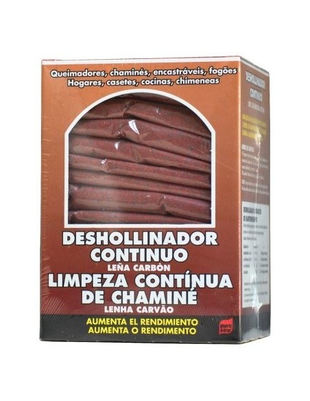 DESHOLLINADOR ESTUFA MADERA-CARBON 14 PZ PYRO FEU