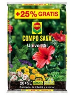 SUBSTRATO UNIVERSAL COMPO SANA 20 +5 L GRATIS