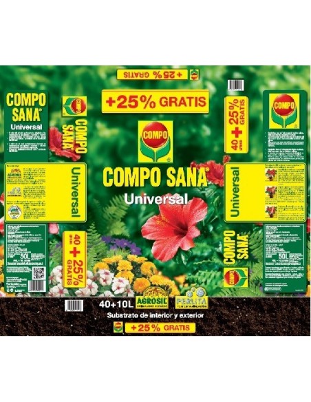 SUSTRATO CULTIVO UNIV COMPO COMPOSANA 1121404011 50 LT