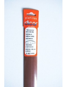 PLETINA PERF 83X3.5CM 1/2C ADH INOX CERE DICAR