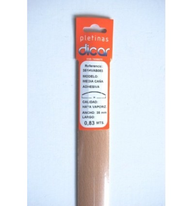 PLETINA PERF 83X3,5CM 1/2C ADH INOX HAYA DICAR