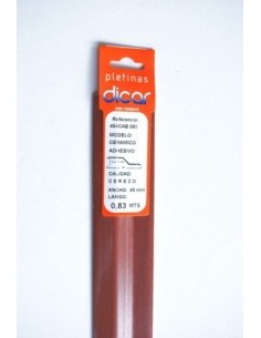 PLETINA PERF 83X4.5CM DIS.NIVEL ADH INOX CERE DICAR