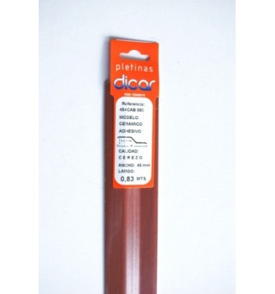 PLETINA PERF 83X4,5CM DIS.NIVEL ADH INOX CERE DICAR
