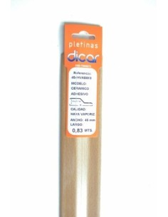 PLETINA PERF 83X4.5CM DIS.NIVEL ADH INOX HAYA DICAR