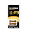 PILA AUDIFONO DA312 DURACELL 96077573 6 PZ