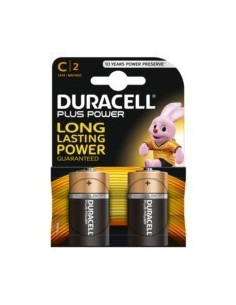 PILA ALCALINA LR14 1.5V C POWER PLUS DURACELL 2 PZ