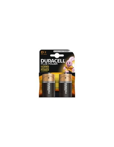 PILA ALCALINA LR20-D BL2 1.5V D POWER PLUS DURACELL 2 PZ