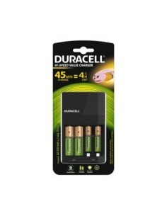 CARGADOR PILAS HR06 HR03 + 2AA DURACELL