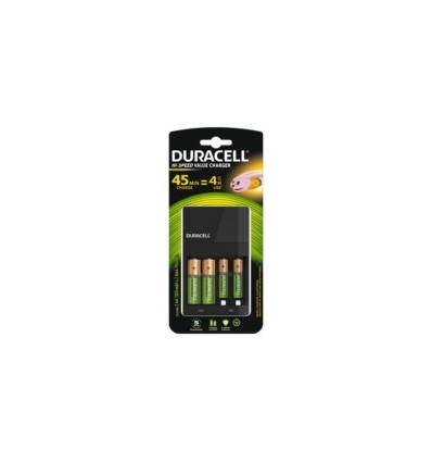 CARGADOR PILAS HR06 HR03 + 2AA DURACELL