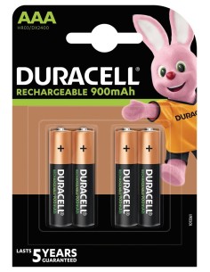 PILA RECARGABLE LR03 AAA 900MAH ULTRA DURACELL 4 PZ