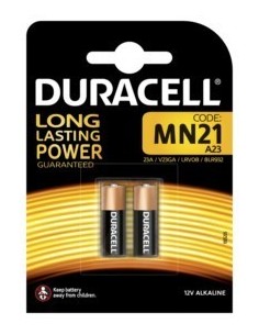 PILA ALCALINA MN21 12V MANDO DISTANCIA MN21 DURACELL 2 PZ