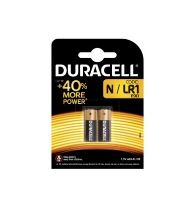 PILA ALCALINA LR01 1,5V MN 9100 DURACELL 2 PZ