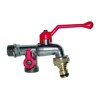GRIFO JARDIN CURVO DOBLE SALIDA AQC