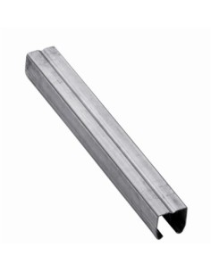 GUIA PUERTA CORREDERA 478 3MT SUPERIOR U-40 AC GALVA 3 MT