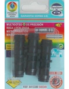 EMPALME RIEGO S&M GOTEO S&M PP 540349 3 PZ