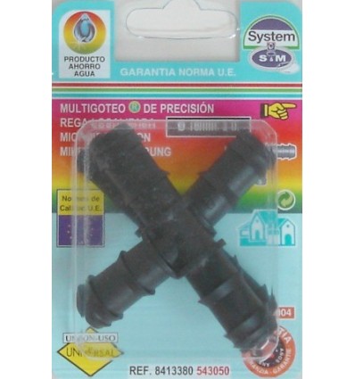 CONECTOR RIEGO S&M GOTEO S&M PP EN T 543050 2 PZ