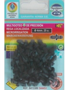 CONECTOR RIEGO S&M GOTEO S&M PP M/TUB 544453 25 PZ