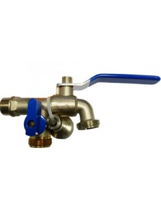 GRIFO JARD 2 MANGUERAS 1/2''-3/4" LAT/CR S&M