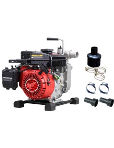 MOTOBOMBA GAS. 15000L/H 2.3CV-80CC CAMPEON MRC-40 4 TIEMPOS