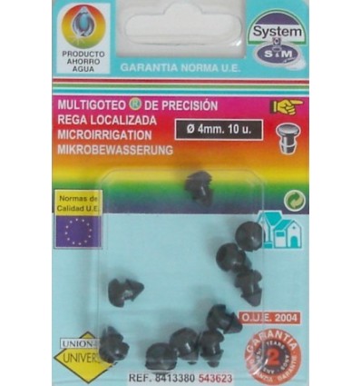 TAPON RIEGO S&M GOTEO S&M PP FINAL 543623 10 PZ