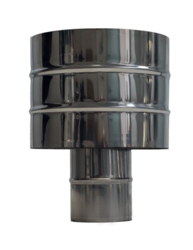 ANTIRREVOCANTE ESTUFA PELLET DIAMT80MM INOX EXOJO