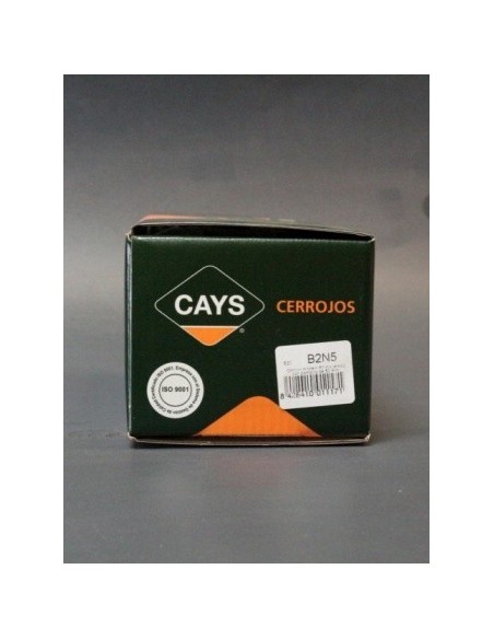 CERROJO SOBR. B-2N C/CILIND.50MM NIQUEL CAYS B2N5