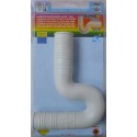 SIFON EVAC EXTEN 30X30MM FLEX UNIV PVC S&M