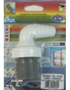 DESAGUE EVAC LAVADORA 40MM PVC BL S&M