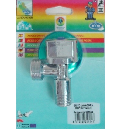 GRIFO LAVADORA MINI SIMPLE S&M