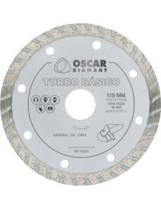 DISCO CORTE TURBO 115 MM DIAM OSCAR DIAMANT