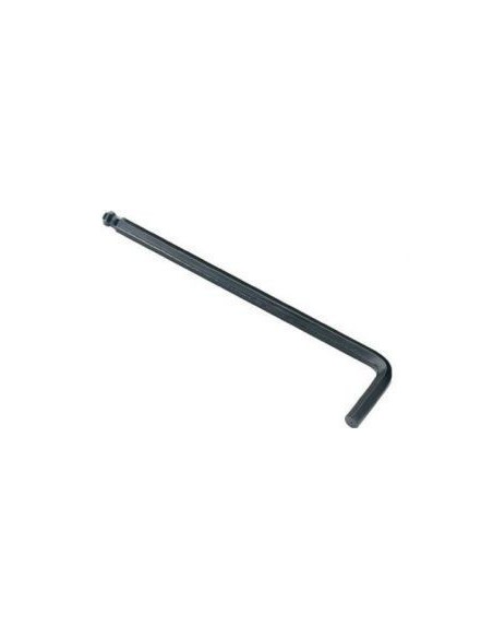 Llave Allen cabeza bola pavonada acodada larga