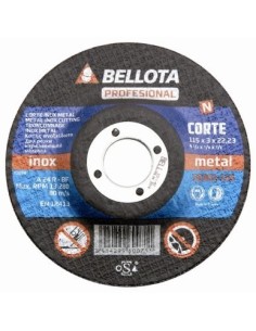 Disco abrasivo de corte metal