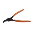 Alicate arandela Seeger exterior curvo mango plastico